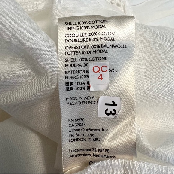 NWT Anthropologie Ruffled Lace Mini Dress - Picture 9 of 10